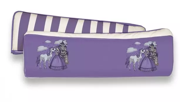 Комплект подушек на спинку TiCAA для детской комнаты, 2 шт., синий