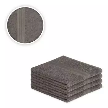 Комплект полотенец 4 шт. 50х100 см. Sdseetraum, фиолетовый