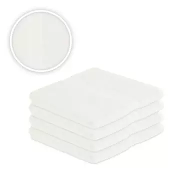 Комплект полотенец эконом-класса хлопок 500 г/м белый 4 полотенца 50 х 100 см Sdseetraum