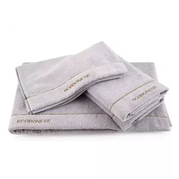 Комплект полотенец Borbonese Fine OP, 5 предметов, светло-серый