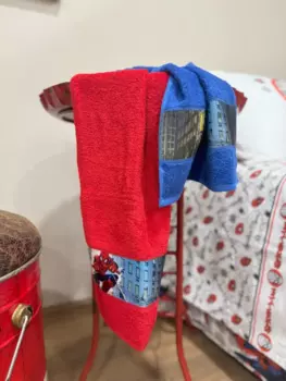 Комплект полотенец Caleffi Disney Spiderman, 60х100/40х60, красный/синий