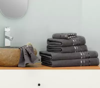 Комплект полотенец для дома "Келли" Home affaire (6 шт.), цвет anthrazit