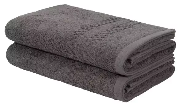 Комплект полотенец для дома "Regona Home affaire (2 шт.), цвет anthrazit