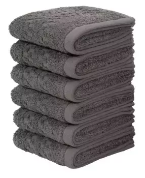Комплект полотенец для дома "Regona Home affaire (6 шт.), цвет anthrazit
