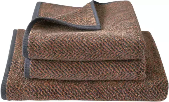 Комплект полотенец Dyckhoff "Золотые оттенки Елочка" (3 шт.), цвет kupfer