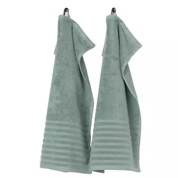 Комплект полотенец H&amp;M Home Cotton For Guests 2 штуки, зеленый