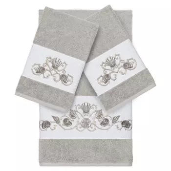 Комплект полотенец Linum Home Textiles Bella, светло-серый