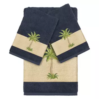 Комплект полотенец Linum Home Textiles Colton, синий