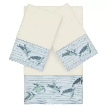 Комплект полотенец Linum Home Textiles Mia, кремовый