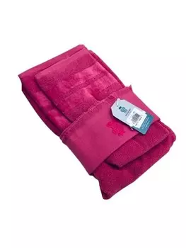 Комплект полотенец Php Bio, 3 предмета, фуксия