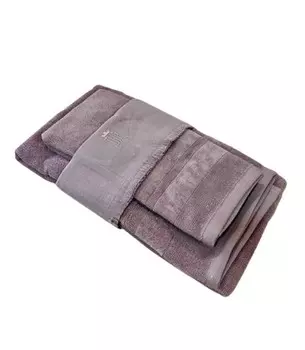 Комплект полотенец Php Bio, 3 предмета, темно-сиреневый