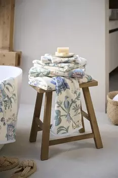 Комплект полотенец Pip Studio Secret Garden, 2 предмета, белый/голубой