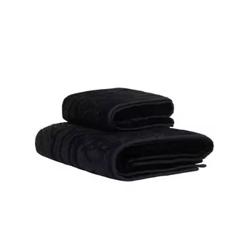 Комплект полотенец Roberto Cavalli Okapi, 2 предмета, черный