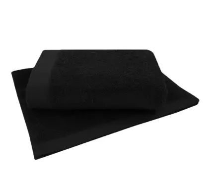 Комплект полотенец Somma Origami, 2 предмета, черный