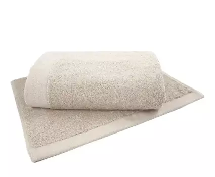 Комплект полотенец Somma Origami, 2 предмета, серо-бежевый