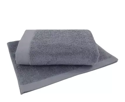 Комплект полотенец Somma Origami, 2 предмета, серый