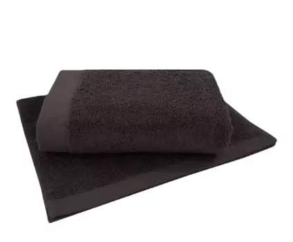 Комплект полотенец Somma Origami, 2 предмета, темно-коричневый