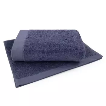 Комплект полотенец Somma Origami, 2 предмета, темно-синий