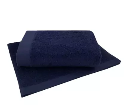 Комплект полотенец Somma Origami, 2 предмета, темно-синий