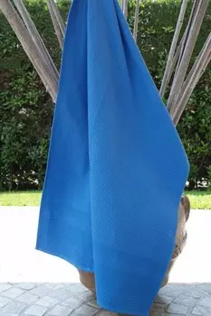 Комплект полотенец Viscontea Honeycomb, 2 предмета, светло-синий