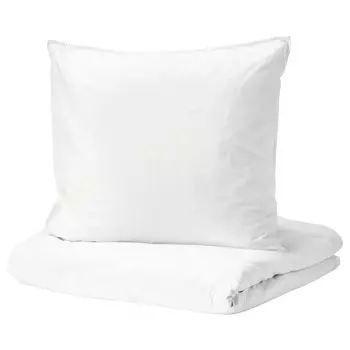 Комплект постельного белья, 2 шт., белый, 140х200/80х80 см, NGSLILJA IKEA