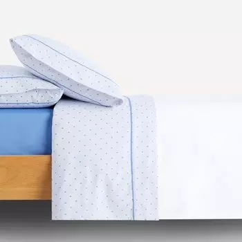 Комплект постельного белья Alquera Basics El Corte Ingls, синий