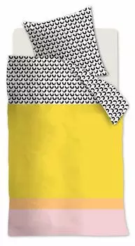 Комплект постельного белья AMB Mette 155х220 см желтый Beddinghouse