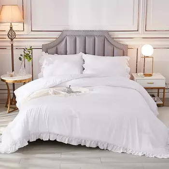 Комплект постельного белья Andency Queen Size, белый