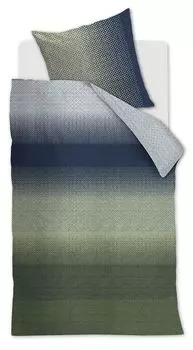 Комплект постельного белья Beddinghouse Mako из сатина Duco цвет синий зеленый размер 135х200+80х80