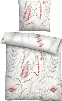 Комплект постельного белья Biberna 209400 2-teilig, 155x1x220 см, красный