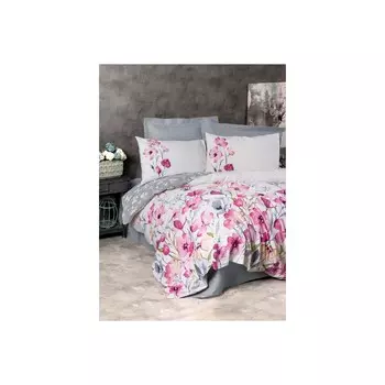 Комплект постельного белья Box Mode Line с двойным пододеяльником Carla Grey