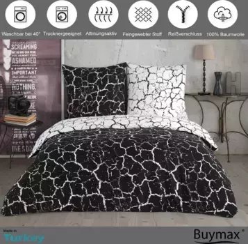 Комплект постельного белья Buymax, черный