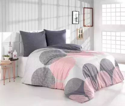Комплект постельного белья Buymax, розовый