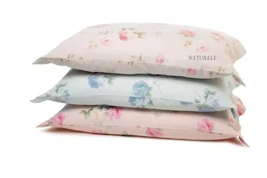 Комплект постельного белья Caleffi Double Maxi Flannel Flory, 4 предмета, розовый