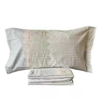 Комплект постельного белья Caleffi William In Flannel, натуральный/мультиколор