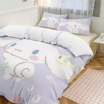 Комплект постельного белья Cinnamoroll, фиолетовый