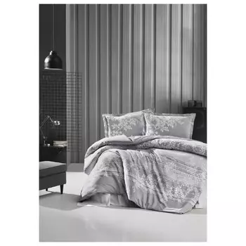 Комплект постельного белья Clasy Ranforce Bova серый