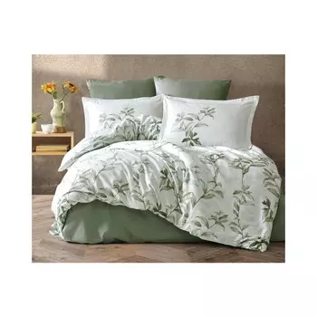 Комплект постельного белья Clasy Satin Mass V2, зеленый