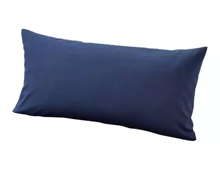 Комплект постельного белья Cotonea благородное льняное однотонное, цвет лазурный-I088, размер 155х220+80х80 см.