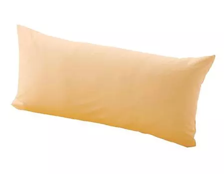 Комплект постельного белья Cotonea Nobility linone однотонный цвет карри-I190 размер 155х220+80х80 см