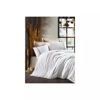 Комплект постельного белья Cotton Box Majestic Ines, бежевый