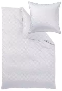 Комплект постельного белья Curt Bauer Mako парчовый дамасский дизайн 9008 AREZZO цвет белый-0000 размер 155х200+80х80 см