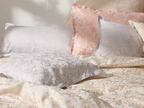 Комплект постельного белья Curt Bauer парчовый дамасский Cosy (9025) цвет мед размер 135х200+40х80см