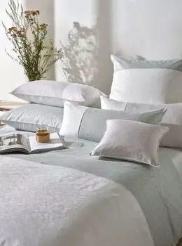 Комплект постельного белья Curt Bauer парчовый дамасский Изящный (9026) цвет серо-коричневый размер 155х200+80х80см