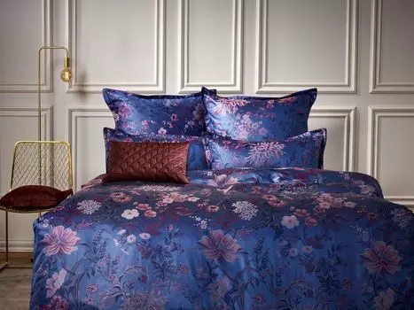 Комплект постельного белья Curt Bauer Mako парчовый дамасский дизайн 9031 JOHANNE цвет Winterside-1134 размер 135х200+40х80 см