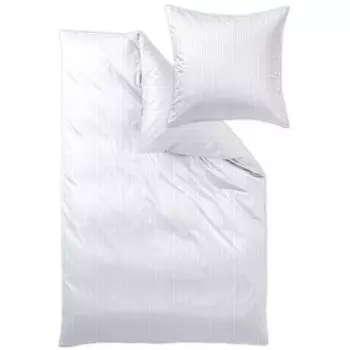 Комплект постельного белья Curt Bauer Mako парчовый дамасский дизайн 9035 BELLUNO цвет белый-0000 размер 135х200+80х80см