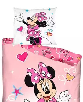 Комплект постельного белья Disney, розовый