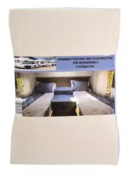 Комплект постельного белья для типичных задних кроватей в автодомах или фургонах Kinzler