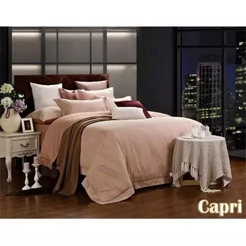 Комплект постельного белья Dolce Mela King Duvet Covet, бежевый