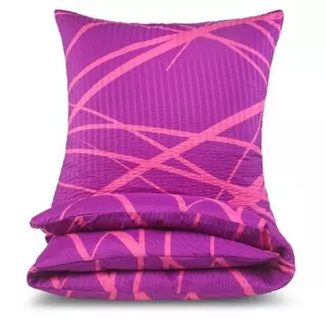 Комплект постельного белья Dreamhome из 2 предметов из жатого хлопка пододеяльник 135х200 155х220 наволочка 80х80 наволочка пододеяльник, дизайн - мотив: дизайн 1, комплект: 2 шт. 155х220 MALIKA